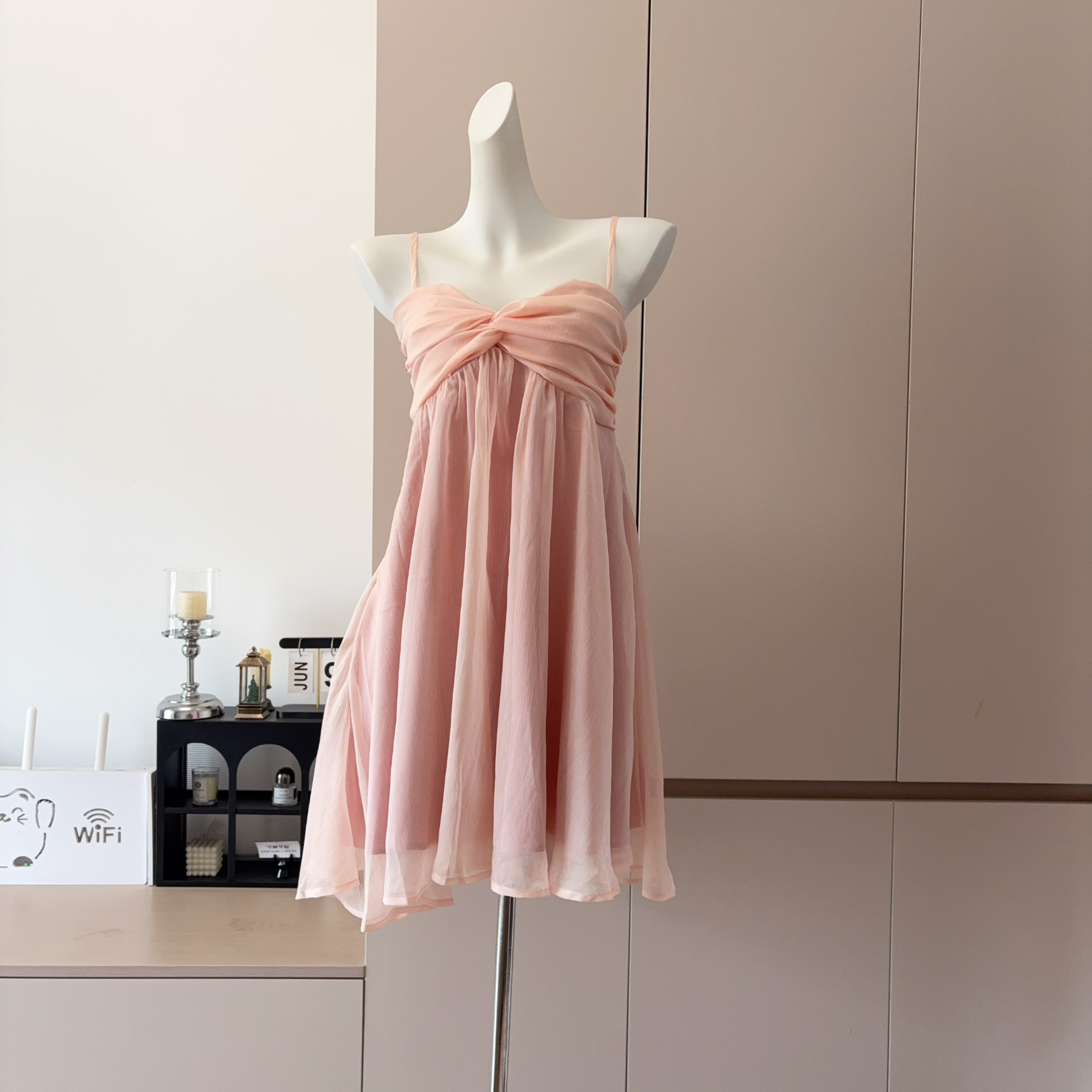 Women's Two-Piece Cami Dress and Cardigan Set - Image 2