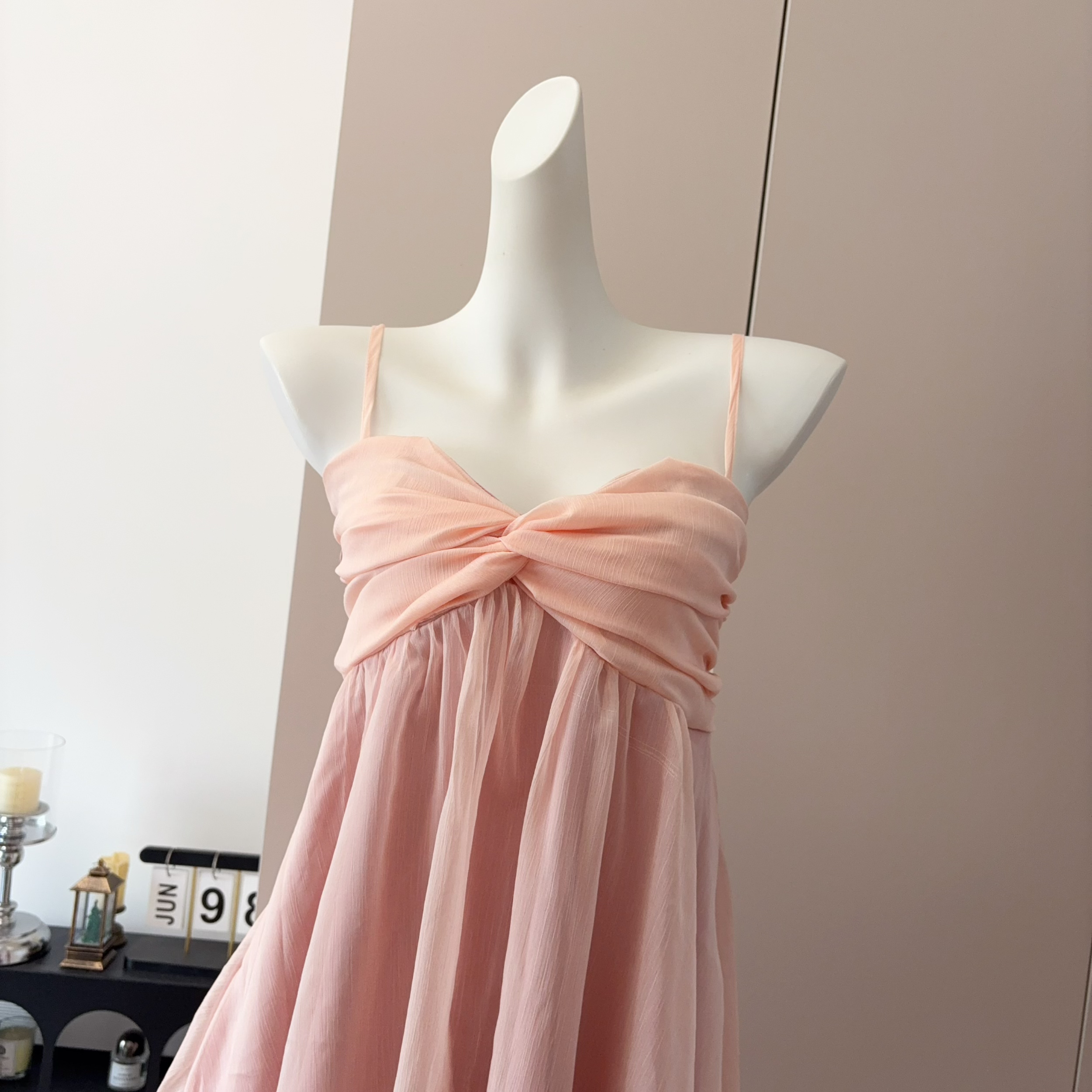 Women's Two-Piece Cami Dress and Cardigan Set - Image 3