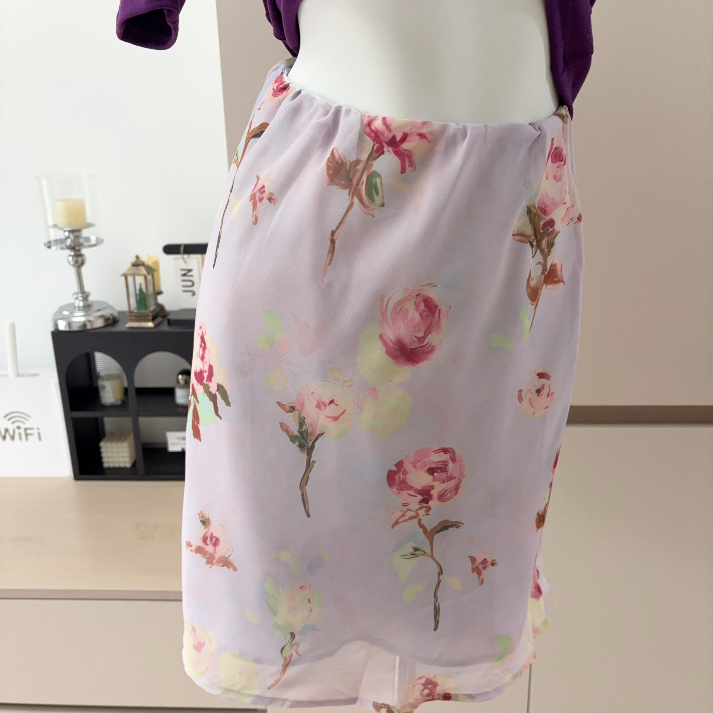 Eden Flower Banquet Women's Summer Top and Skirt Set - Image 5