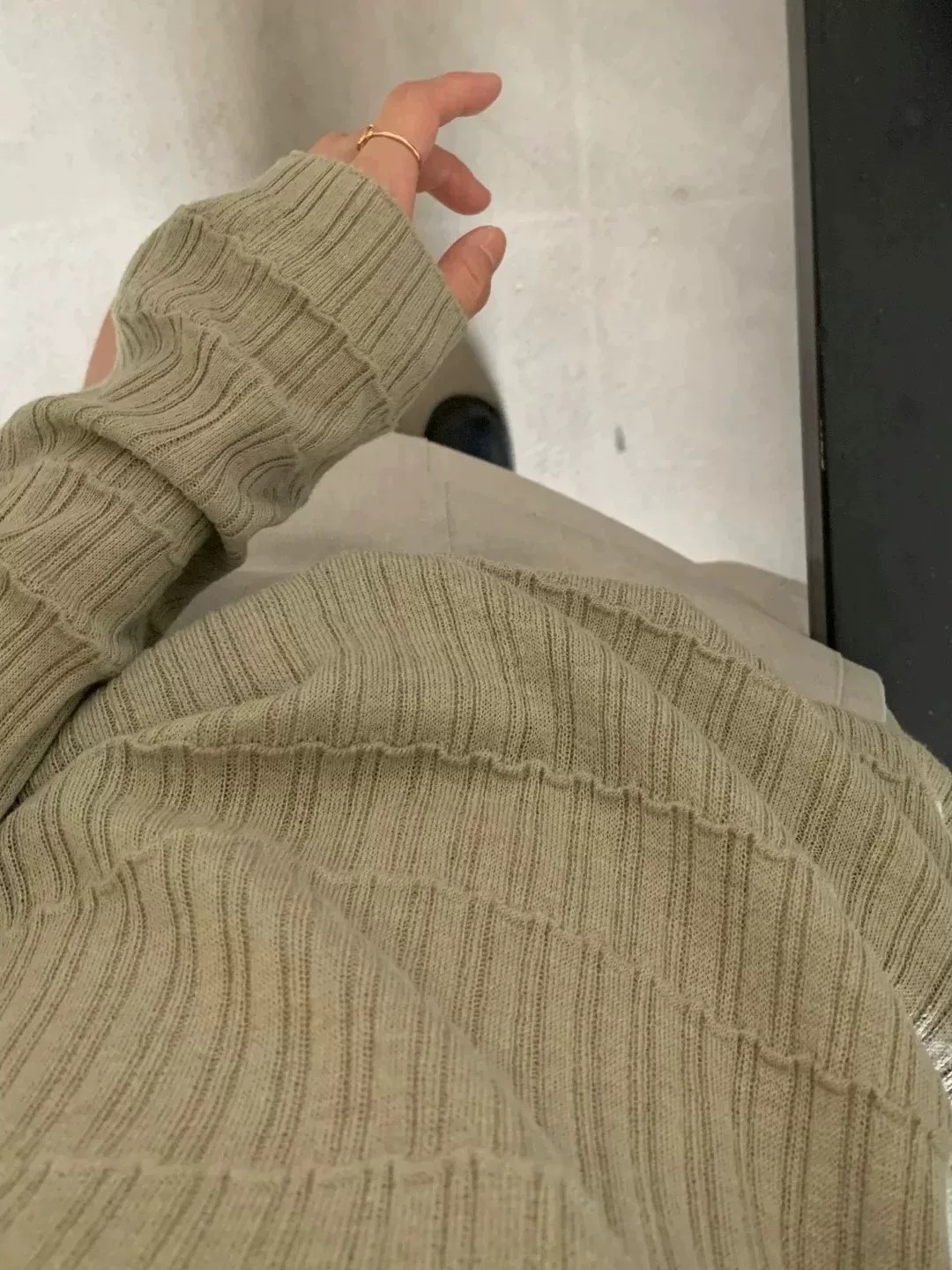 French Style Textured Knit Sweater Women 2026 Early Autumn Loose Slimming Top - Image 3